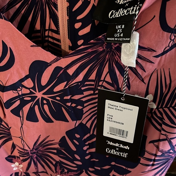 NWT ModCloth x Collectif Tropi-cool Locale Maxi Dress - Picture 5 of 16